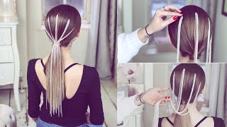 Ponytail With Hair Chains! (And How To Make Them!!)