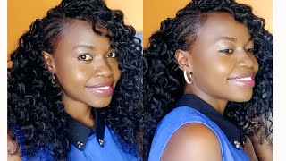 How To:Crochet Braids With Side Cornrows |Braiding Hair|Protective Style