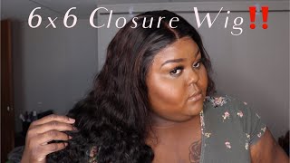 Frontal For What? - Installing 6X6 Closure Wig | Rhonda Trinise | Rj Elegance
