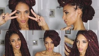 7 Easy Marley Twists And Box Braids Styles In 5 Minutes | Niaknows