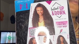 How I Installed My Half Wig And Ponytail Ud 10 Wig Unit By Sensationnel $20