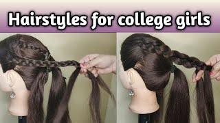 Easy Ponytail Hairstyles For College Girls |#Ponytail |Hairstyles For Party | #Princyhairstyles