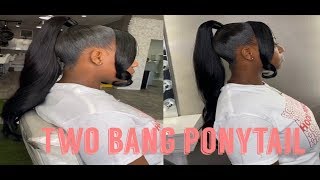 Simple Ponytail With 2 Bangs