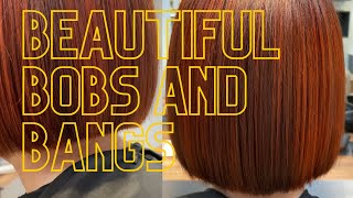 Easy Bob And Fringe Bangs Haircut: How To Cut Hair