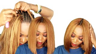 Must Watch ! Most Beautiful Straight Bob Crochet Hairstyle / Braid Extension