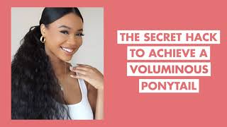 How To: Clip-In Ponytail Tutorial With Shayla Hair Extension | Insert Name Here