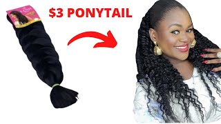 Learn How To Make Ponytail Weave From Lush Attachment // Beginner Friendly Tutorial