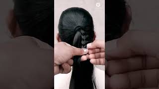 Simple Ponytail Hairstyle#Quick Hairstyle For Party, Wedding,College, School And Other Occasion