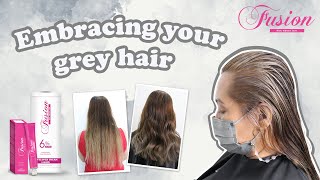 Embracing Your Grey Hair With Fusion