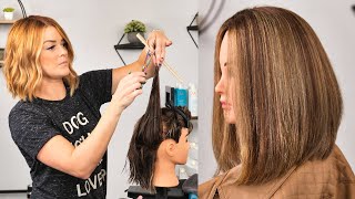 Lob Haircut | How To Cut A Classic Lob | Tutorial