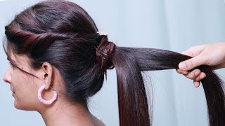 Different Ponytail Hairstyle For Wedding/Party | Hairstyles For School/ College/Work | Hairstyles
