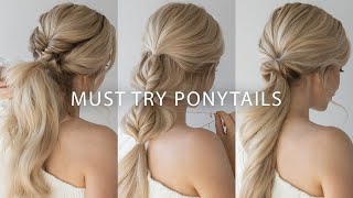 Easy Ponytail Hairstyles Tutorial 2020