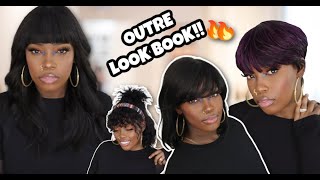  I Tried 4 Human Hair Wigs From Outre And This Happened! | @Outrehairtv Lookbook | Mary K. Bella