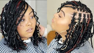 Watch Me Do This Cute Boho Bob Box Braids, A Get Up And Go Style You Should Try!