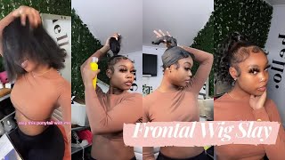 How To Sleek High Barbie Ponytail With Baby Hair ? Quick Weave Curly Hair | #Ulahair