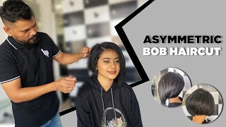 Asymmetrical Bob Haircut | Asymmetrical Bob Haircut Tutorial | Salon Education By Hp Academy
