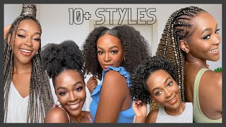 10+ Different Ways To Style Your Natural Hair | Save This For Later!