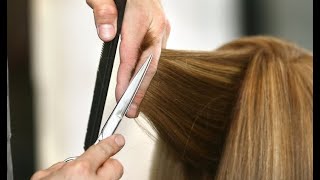 One Length Bob Haircut Tutorial, Bob Hair Cutting Techniques