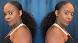 5 Minute Sleek Middle Part Ponytail With Weave | Yiroo Hair