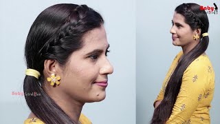 Quick And Easy Ponytail Hairstyles | Cute Hairstyle | Ponytail With Puff | Hairstyle For Girls