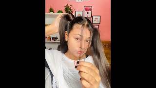 Two High Ponytail Hairstyles#Shortsvideos