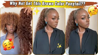 Stunning! Extended Ponytail With Hair Bundles~ Tutorial For Beginner Ft. #Elfinhair Honest Review