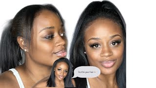 How To: Part 2| Natural Quick Weave Ponytail|| Updated Method