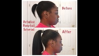 Highly Requested Detailed Human Hair Ponytail Tutorial