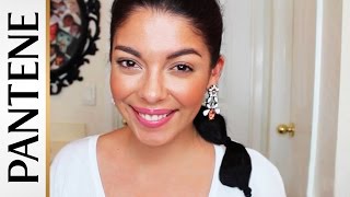 Easy Ponytail Hairstyles - Bubble Ponytail With Sccastaneda & Baublebar