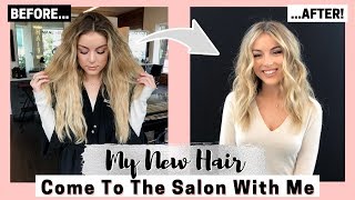 My New Hair | Extension Removal, Highlights And Cut!