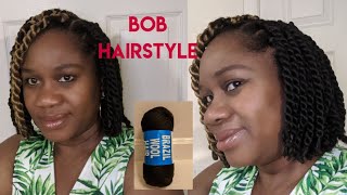Short Bob Style With Brazilian Wool | Luxe Mum Tv