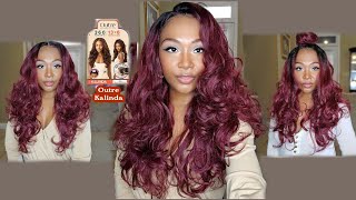 Outre Kalinda Wig Review| Outre 360Deg Human Hair Blend Hd Lace Frontal