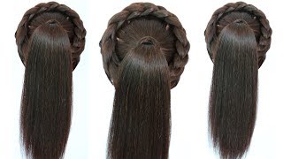 New Ponytail Hairstyle | Queen Hairstyle | Wedding Hairstyles | Party Hairstyles | Braided Hairstyle