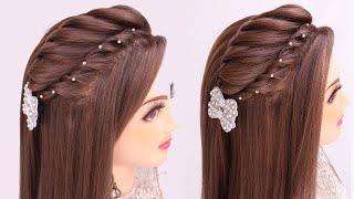 Quick Open Hairstyle For Wedding L Front Variation L Wedding Hairstyles Kashee'S L Mehndi Hairs