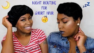 How To Maintain A Pixie Cut | Nightly Routine