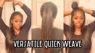 Versatile Quick Weave With Leave Out *Cap Method*