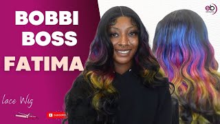 Bobbi Boss Synthetic Hd Lace Deep Part Wig "Mlf654 Fatima"|Ebonyline.Com