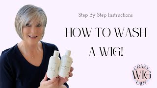 How To Wash A Wig | Step By Step Instructions | Crazywiglady