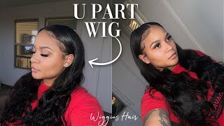 Flawless ! You Won'T Believe This Is A U-Part Wig ! U-Part Wig Blended Perfectly | Wiggins Hair