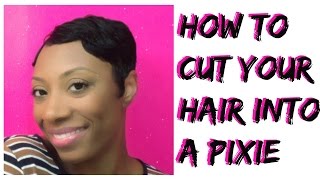 How To Cut Your Own Hair Into A Pixie Cut Or Short Cut