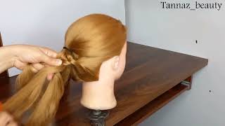 Easy Hairstyle ||Beautiful French Braid Hairstyle For Long Hair || Cute Ponytail Hairstyle For Girls