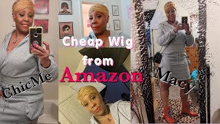 I Slay This Cheap Human Hair Pixie Wig I Got From Amazon | My Chicme Outfit And Boots From Macys