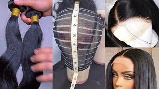 Beginner Friendly Wig Making | Sew-In Wig