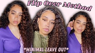Flip Over Mehtod Sew-In | *Step By Step Tutorial* | Minimal Leave Out | No Heat Blending Technique