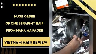 Vietnam Hair Review | Huge Order Of One Straight Hair From Hana Manager | K Hair Vietnam
