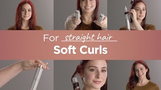 Hair Styler |Soft Curls For Straight Hair (Shark Flexstyle(Tm))
