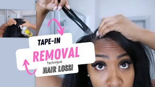 Easy Tape In Removal Technique/**Hair Loss**
