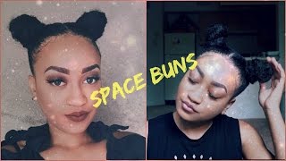 How To | Space Buns - Short Hair