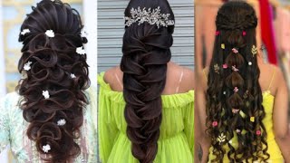 25 Open Bridal Hairstyles//Hairstyles For Girls||Wedding Hairstyles Design