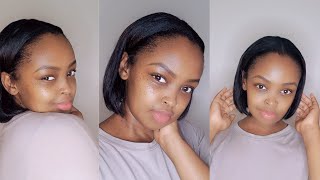 Sew-In Bob Version South African Youtuber